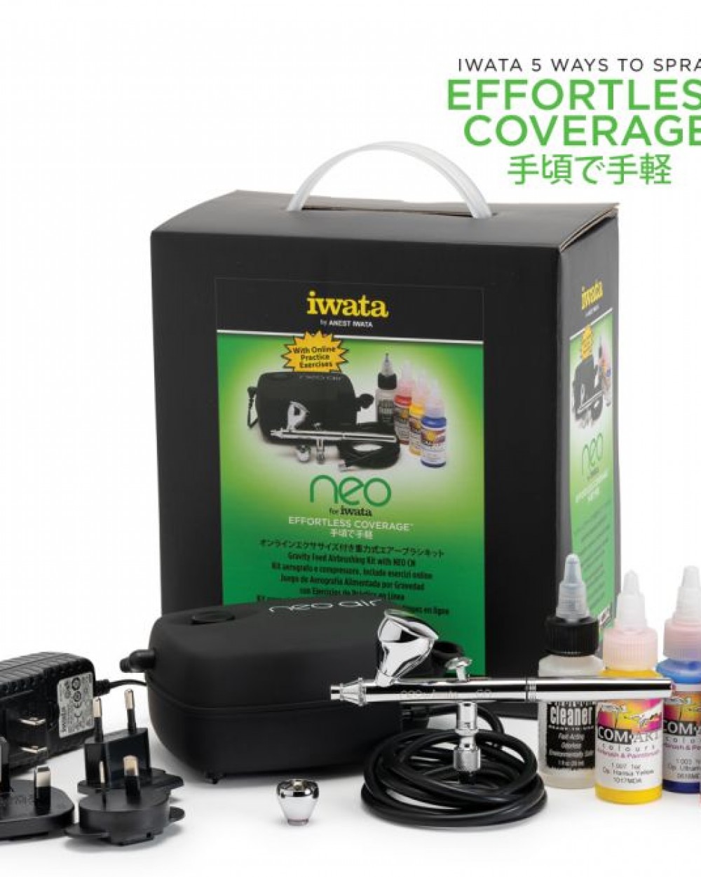 Iwata Neo CN Gravity Feed Airbrush Set